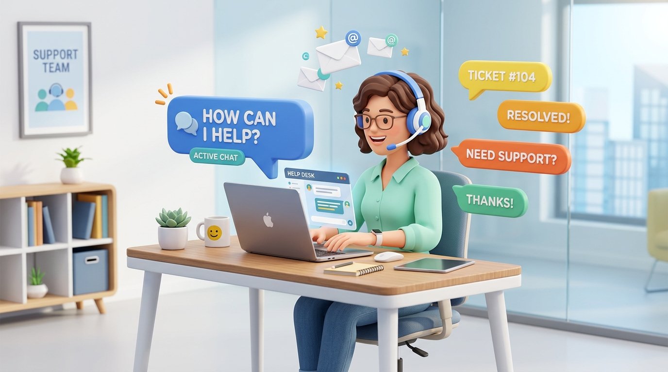 Contact Us Illustration